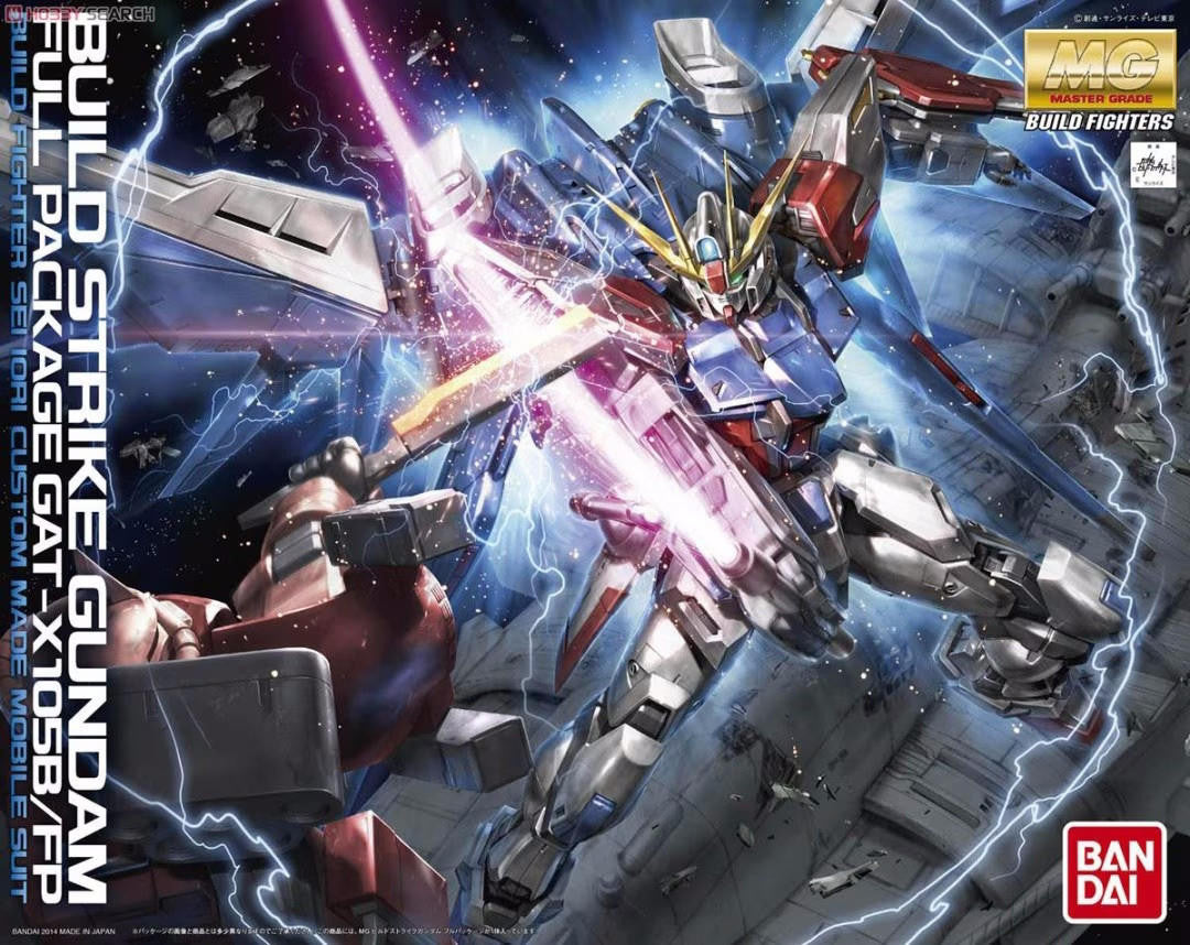 Bandai 1/100 Gundam MG Build Strike Gundam Full Package 2221179